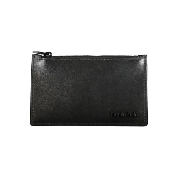 Calvin Klein Black Leather Men Men's Wallet